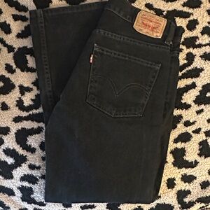 Levi's Men's Straight Jeans in Black
